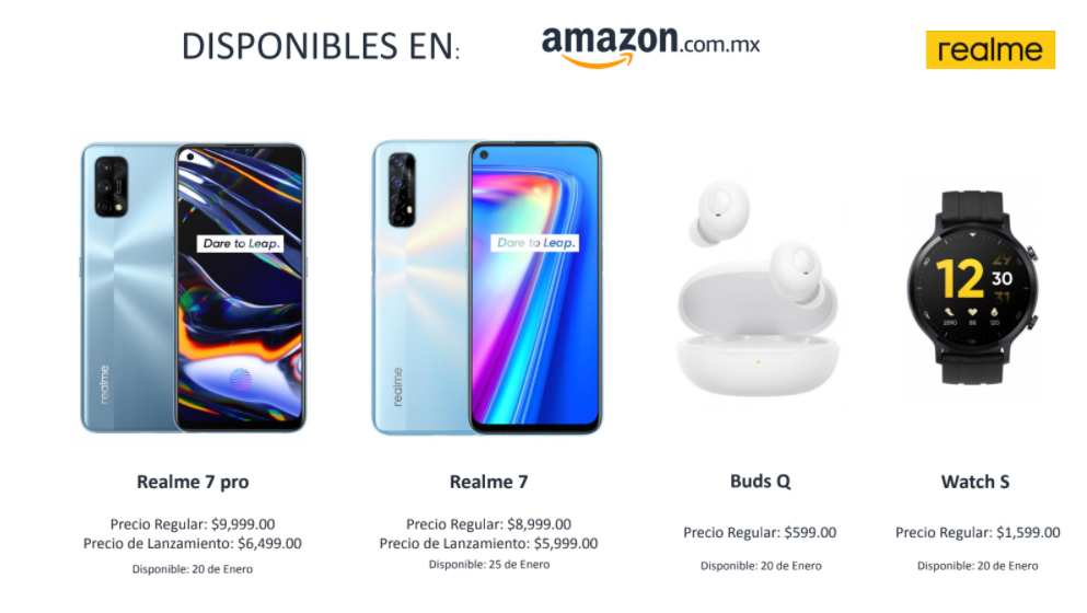 AGOTADO EN MÉXICO - Llegada de Realme un éxito