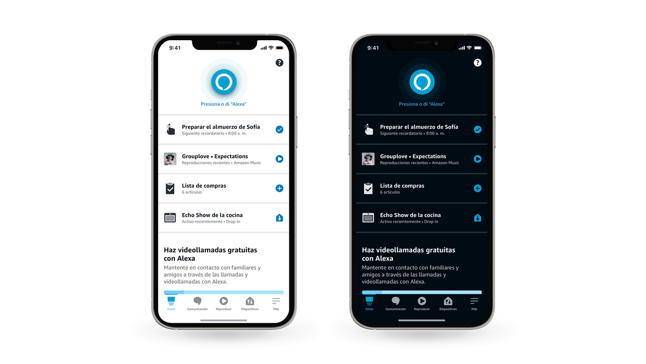 ¿Qué hay de nuevo con Alexa? Modo obscuro, rutinas con calendarios y más