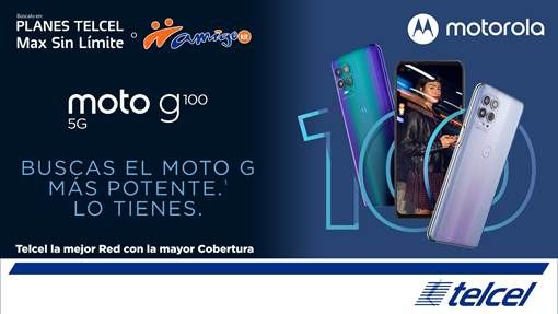 Llega a Telcel el nuevo moto g100