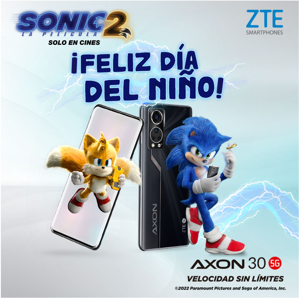 ZTE celebra el Día del Niño con Sonic 2