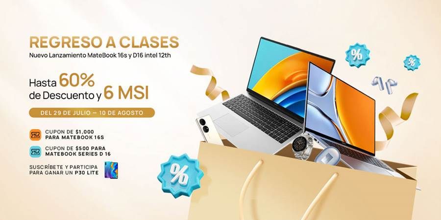 Prepara tu regreso a clases con Huawei