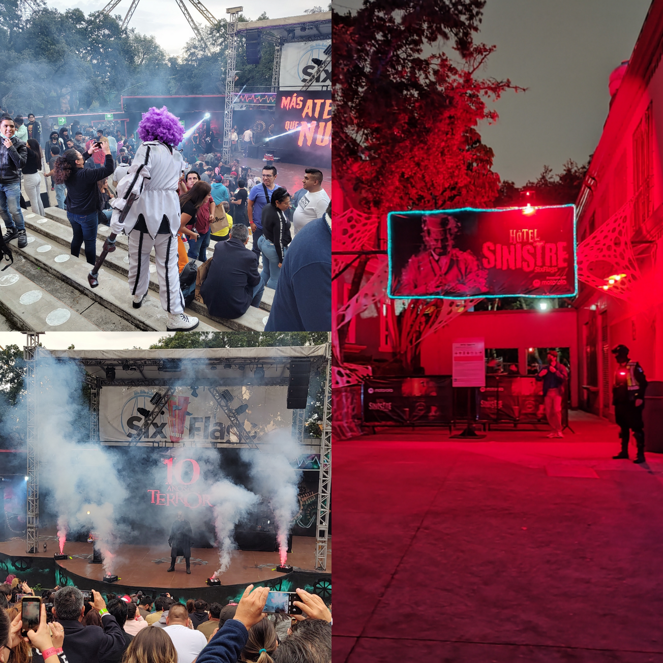Motorola se une a Six Flags para celebrar el 10º Aniversario del festival del terror
