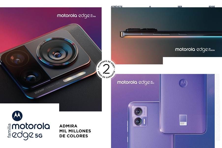 Llegan a México los nuevos motorola edge 30
