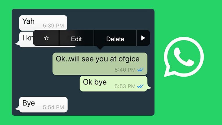 WhatsApp pronto permitirá a los usuarios editar los mensajes enviados