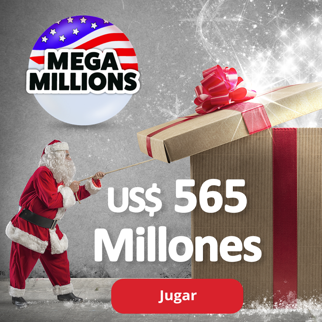 Con MEGA MILLIONS puedes Llevarte US $565 millones con The Lotter