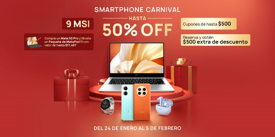 DESCUENTAZOS de Huawei- Inicia el año con nuevo equipo