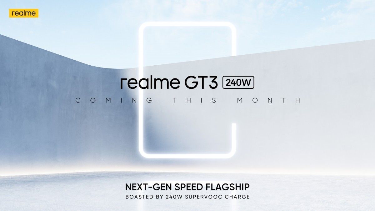 Realme GT3 llegará este mes con carga de 240W
