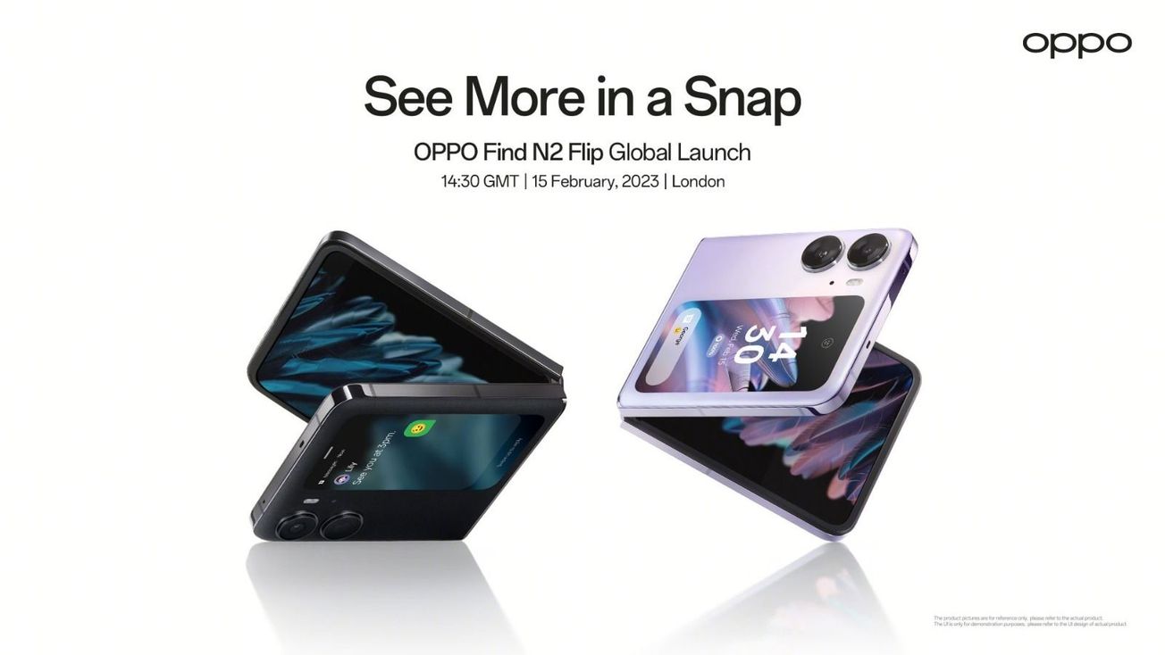 OPPO anunciará el lanzamiento global de Find N2 Flip MUY PRONTO