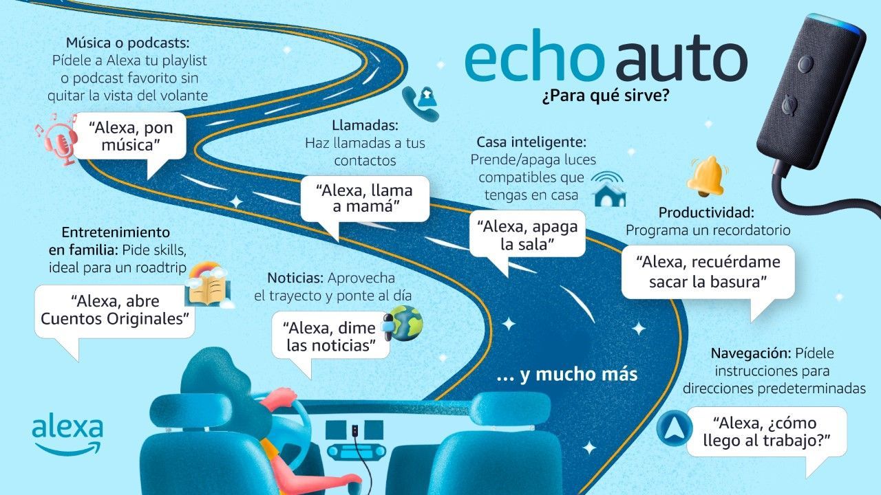 Echo Auto ya disponible en Amazon México