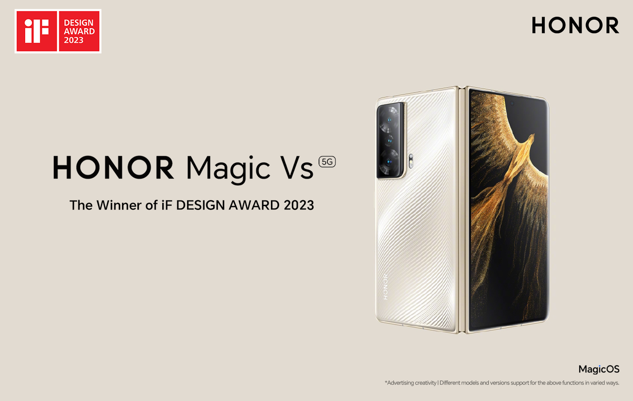 El HONOR Magic Vs es premiado en el ‘iF Design Award 2023’