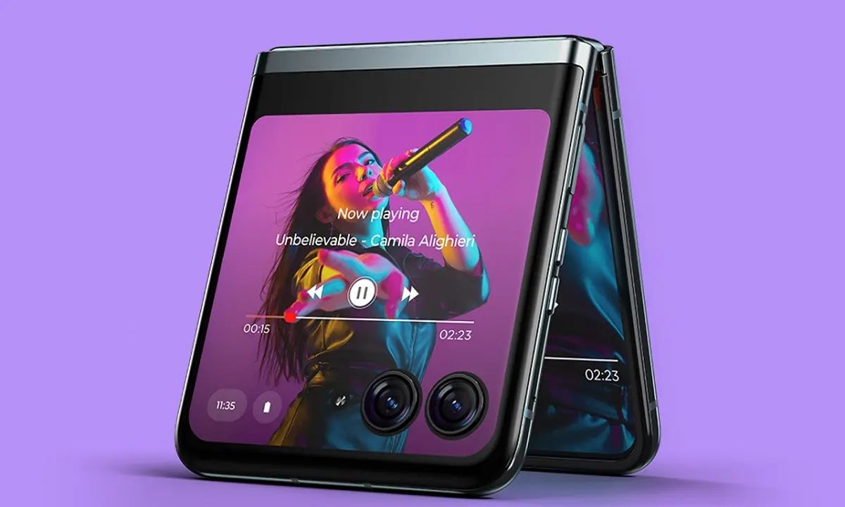 El poder de la pantalla del motorola razr 40 ultra