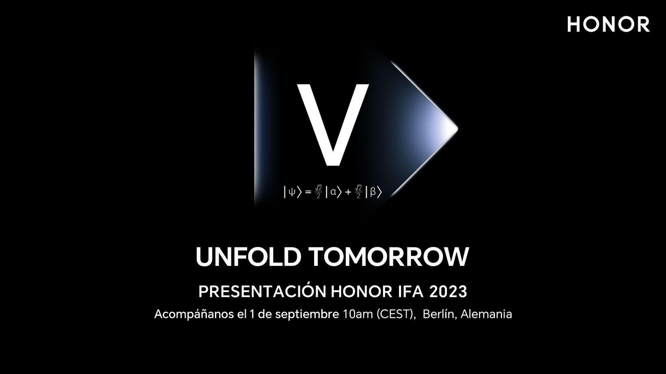 HONOR anunciará su nuevo plegable en IFA 2023