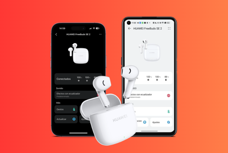 Así puedes conectar los HUAWEI FreeBuds si usas un teléfono Android o un iPhone