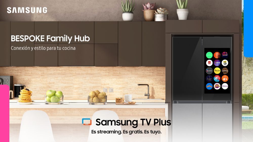 Samsung TV Plus llega a los refrigeradores Family Hub