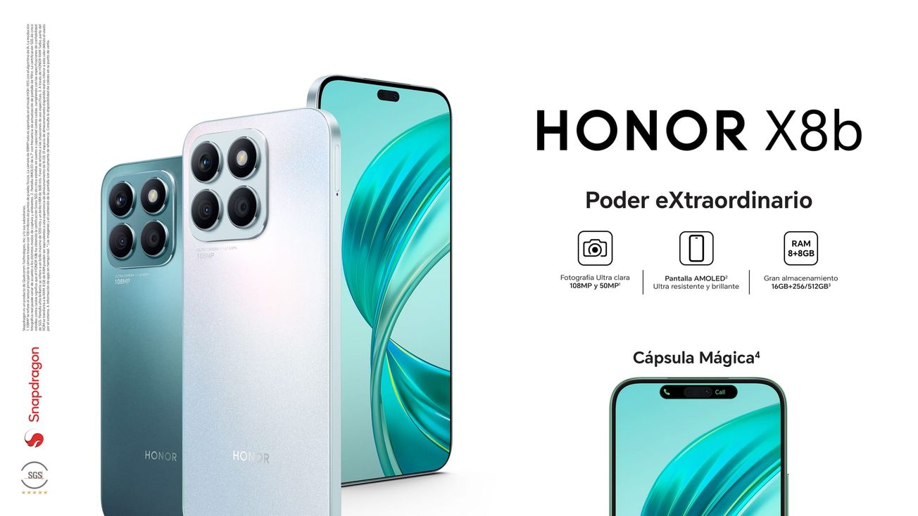 HONOR lanza en México los  HONOR X8b y HONOR X7