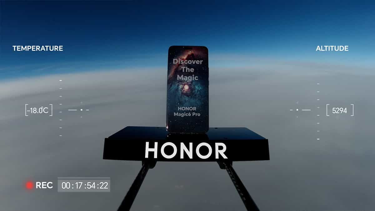 HONOR Magic6 Pro, al frío de la estratosfera para probar la calidad de su batería
