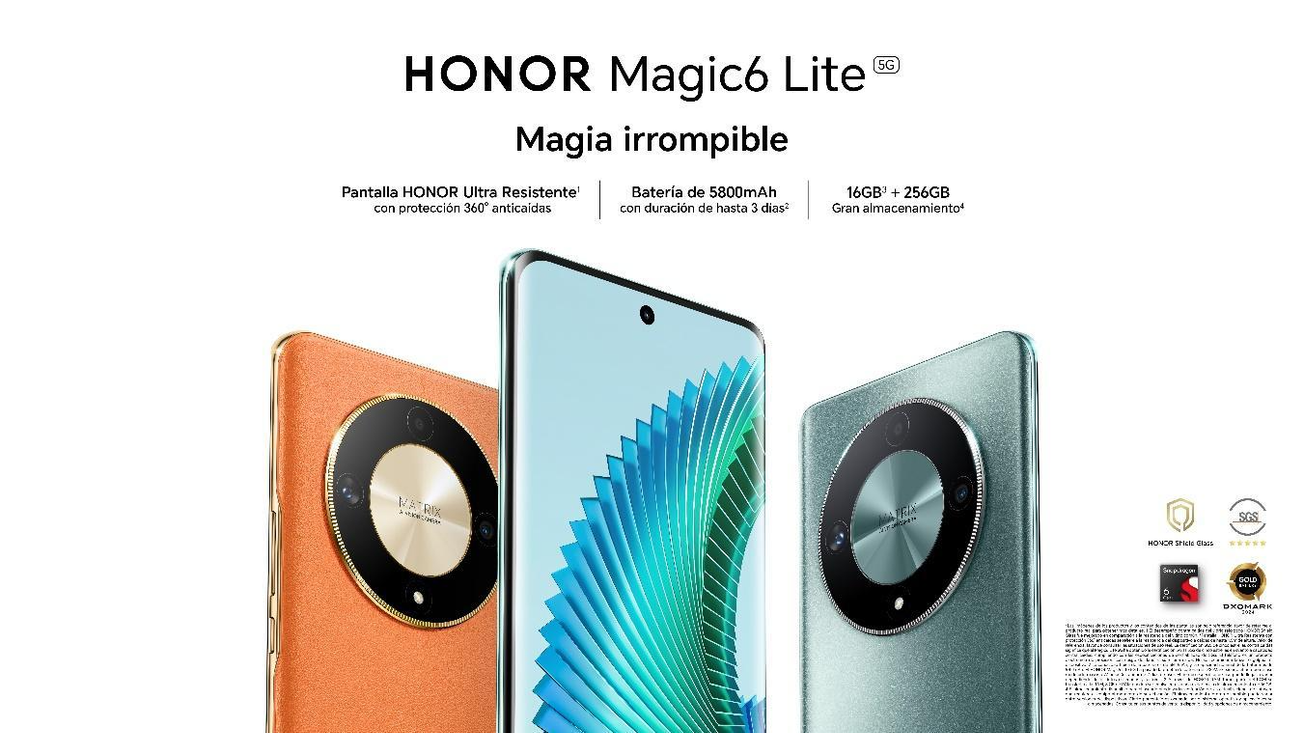 HONOR presenta el HONOR Magic6 Lite en México de forma oficial