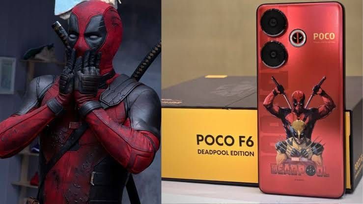 Así se ve el POCO F6 Edición Deadpool y Wolverine