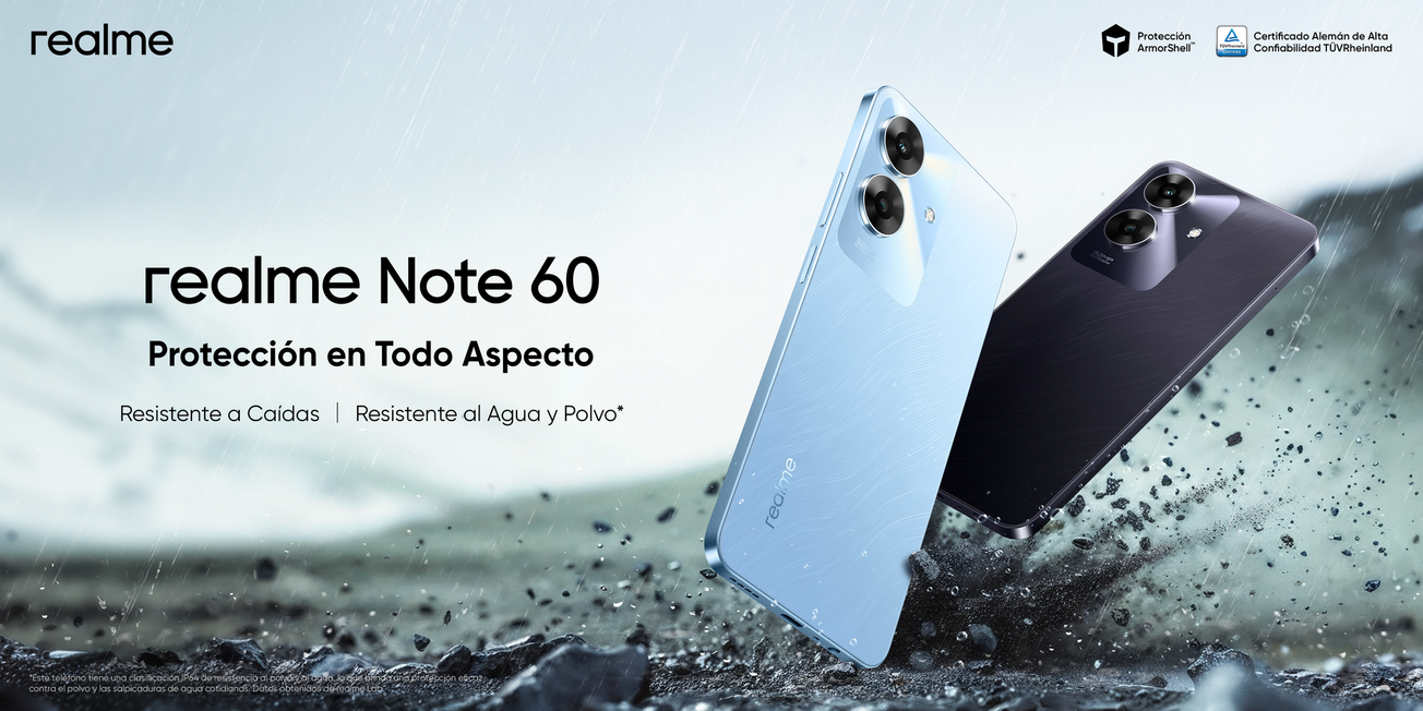realme presenta en México el realme Note 60 de forma oficial