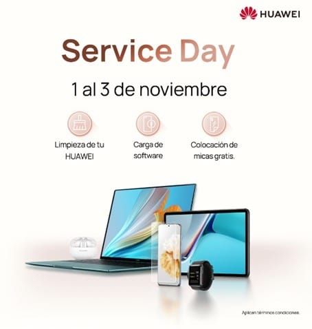 Huawei anuncia su service day del mes de Noviembre