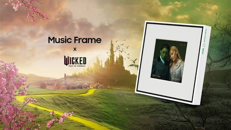 Llega a México la edición especial Samsung Music Frame inspirada en WICKED para este Buen Fin
