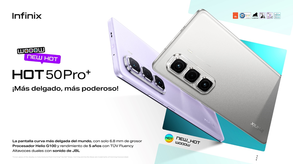 Infinix presenta el Hot 50 Pro+ en México