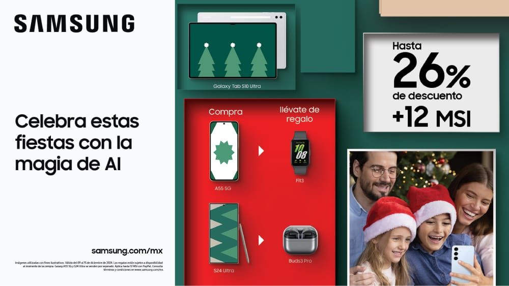 Ofertas navideñas de Samsung