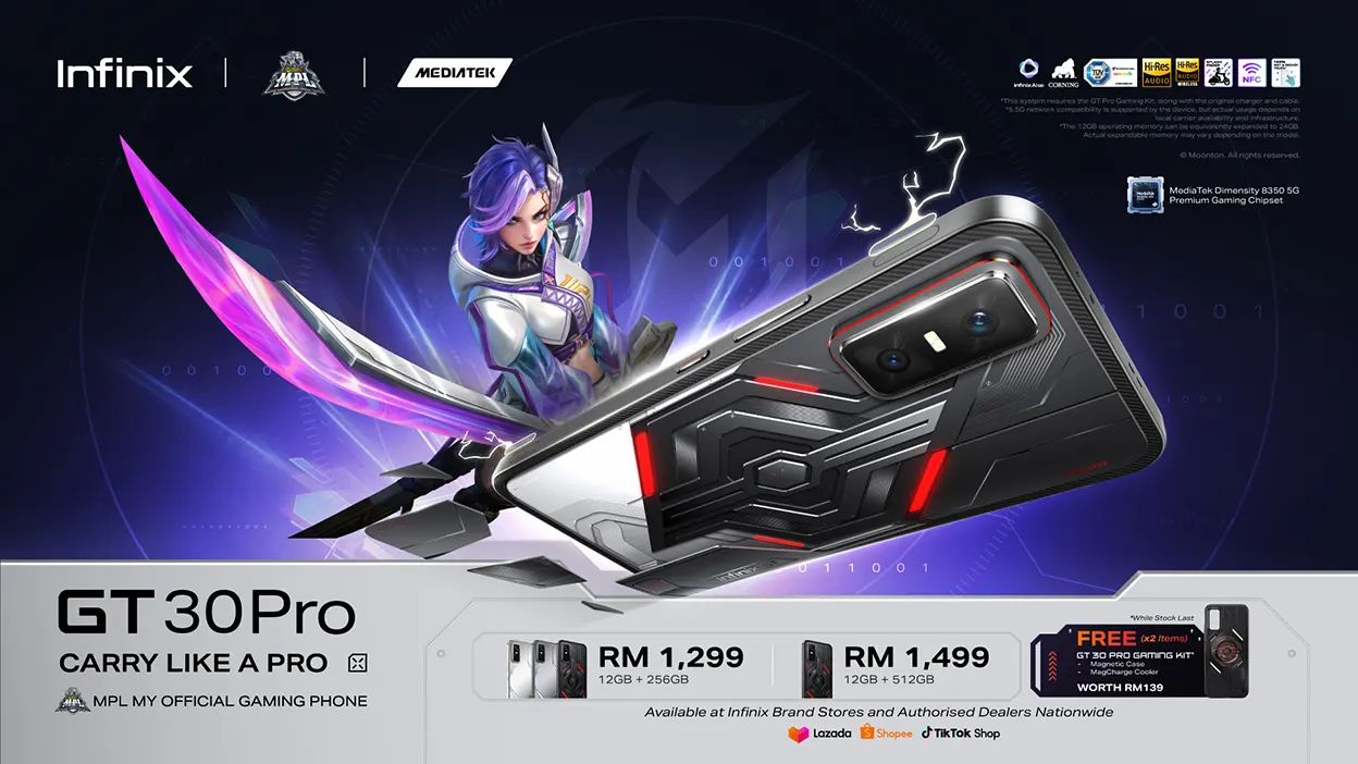 Este es el Infinix GT 30 Pro, llegará MUY PRONTO a México