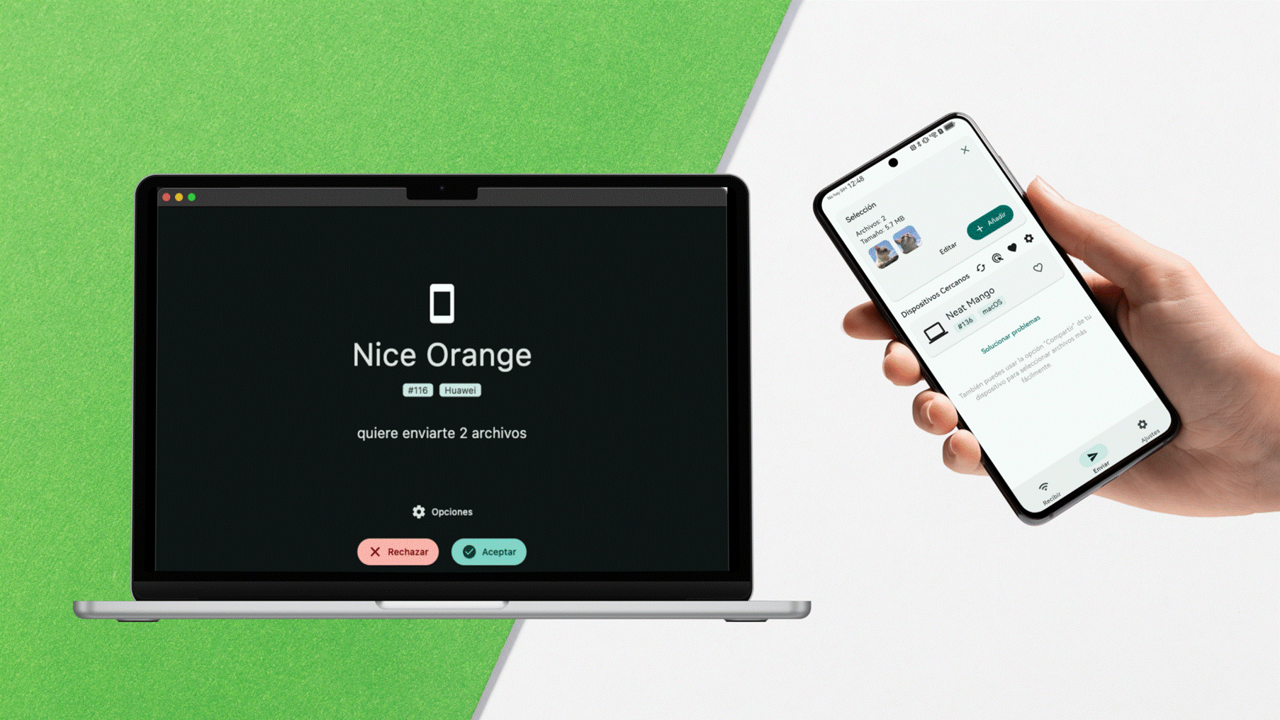 Así puedes pasar archivos entre dispositivos Huawei, Android, iOS, Windows y macOS