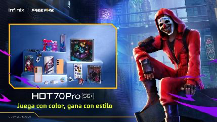 Infinix y Free Fire anuncian el HOT 70 Pro en México