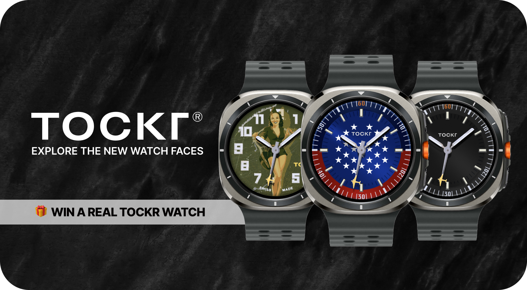 🎁 Win a Real TOCKR Watch!