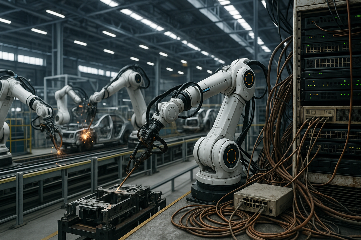 AI Ambition Surges Ahead of Infrastructure in Manufacturing