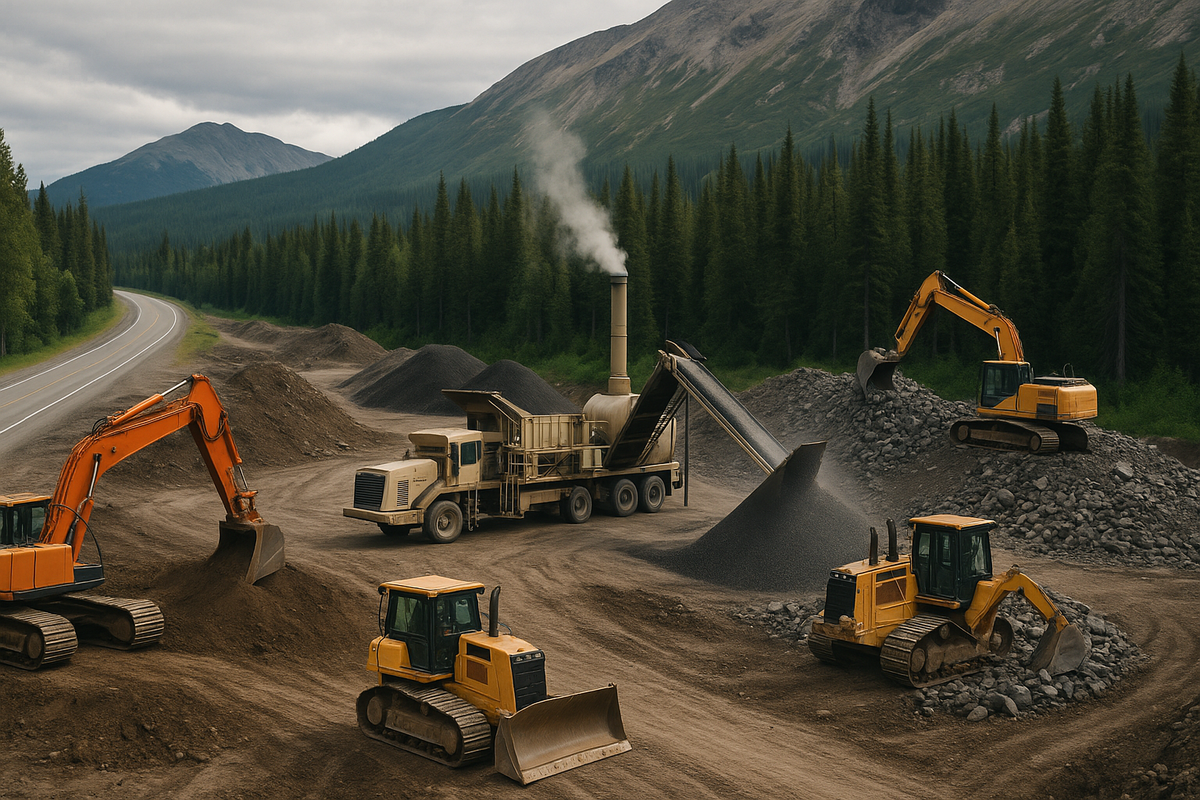 Granite Innovates with Self-Supply for $32M Alaska Highway Project