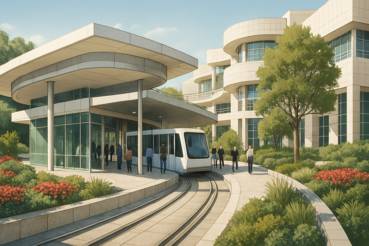 Gehry Partners to Revamp Getty Center Tram Station