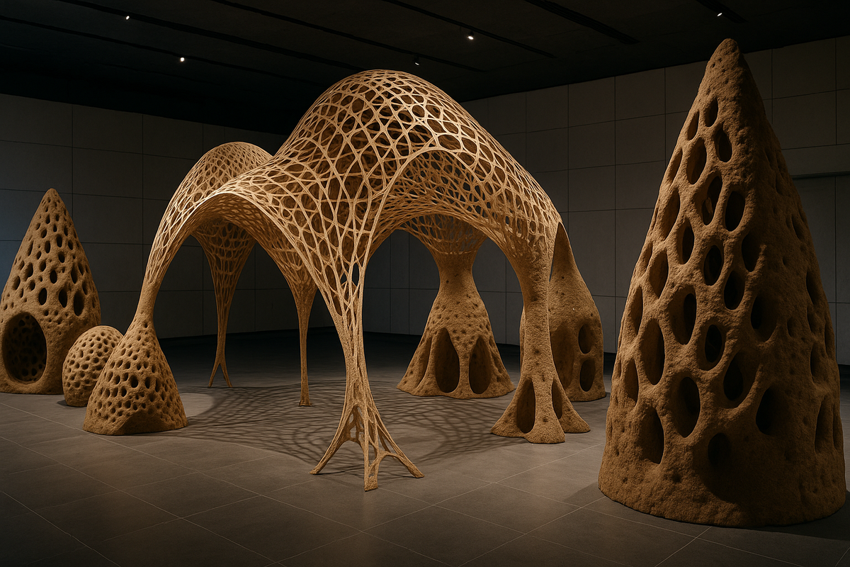 VCUarts Qatar Showcases Innovative Insect-Inspired Architecture