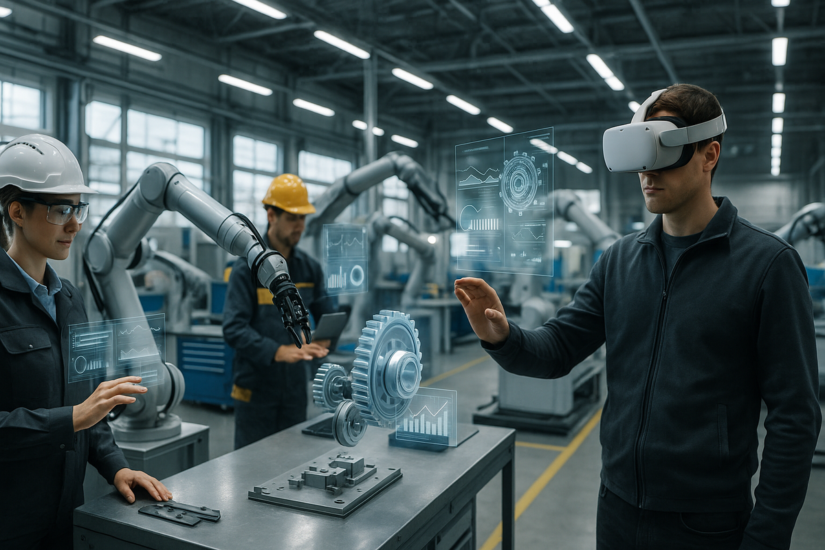 AI, VR, and Robotics Revolutionize Manufacturing Efficiency