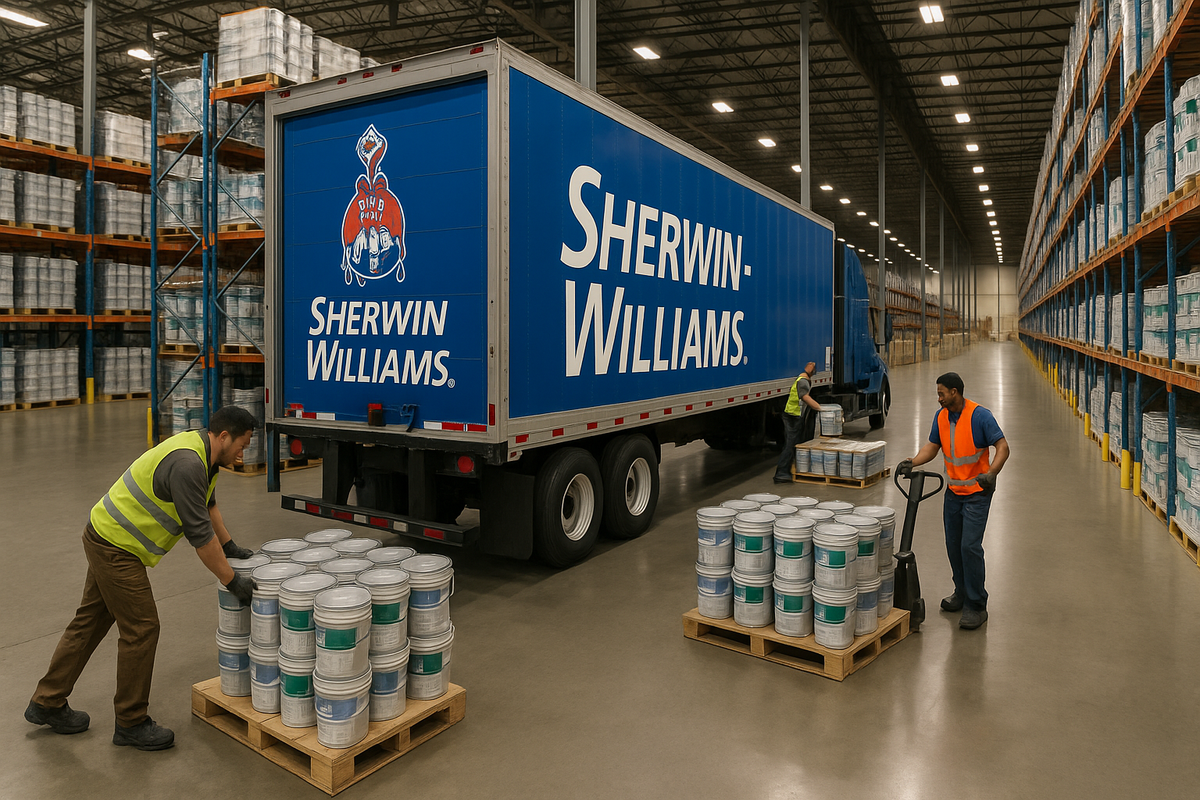 Sherwin-Williams Partners with ITS Logistics to Tackle Peak Demand