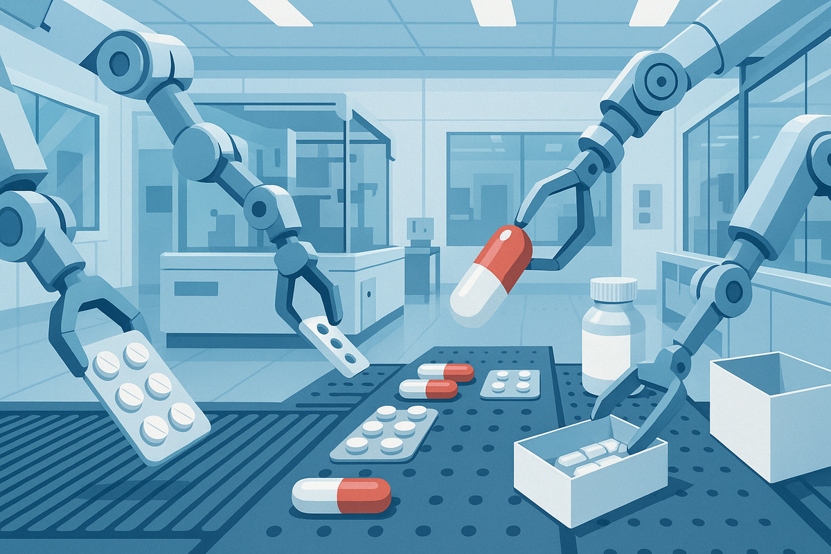 AI-Enhanced Robotics Revolutionizing Pharma Manufacturing Efficiency