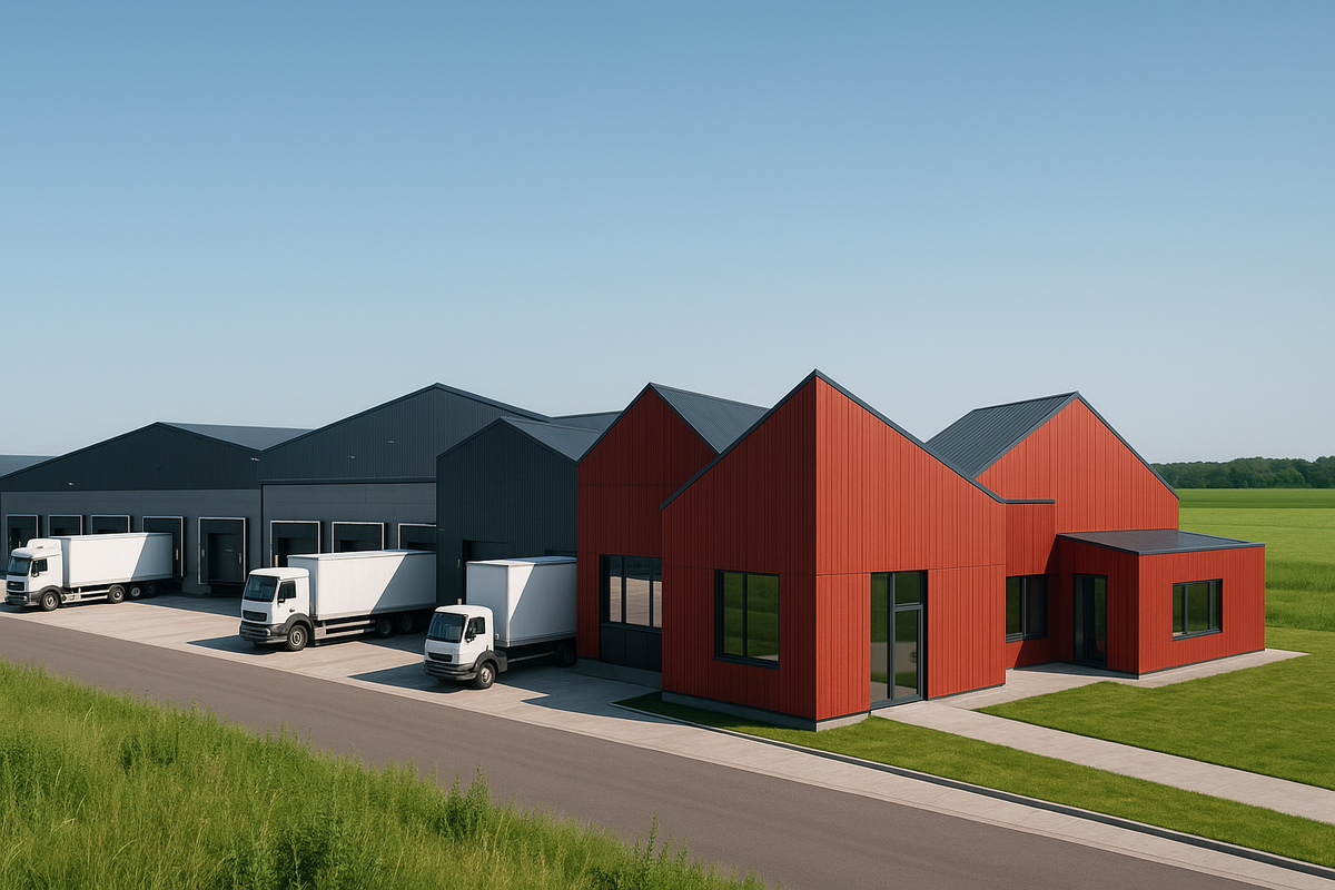 Aranchii Architects Completes Striking Logistics Hub in Ukraine