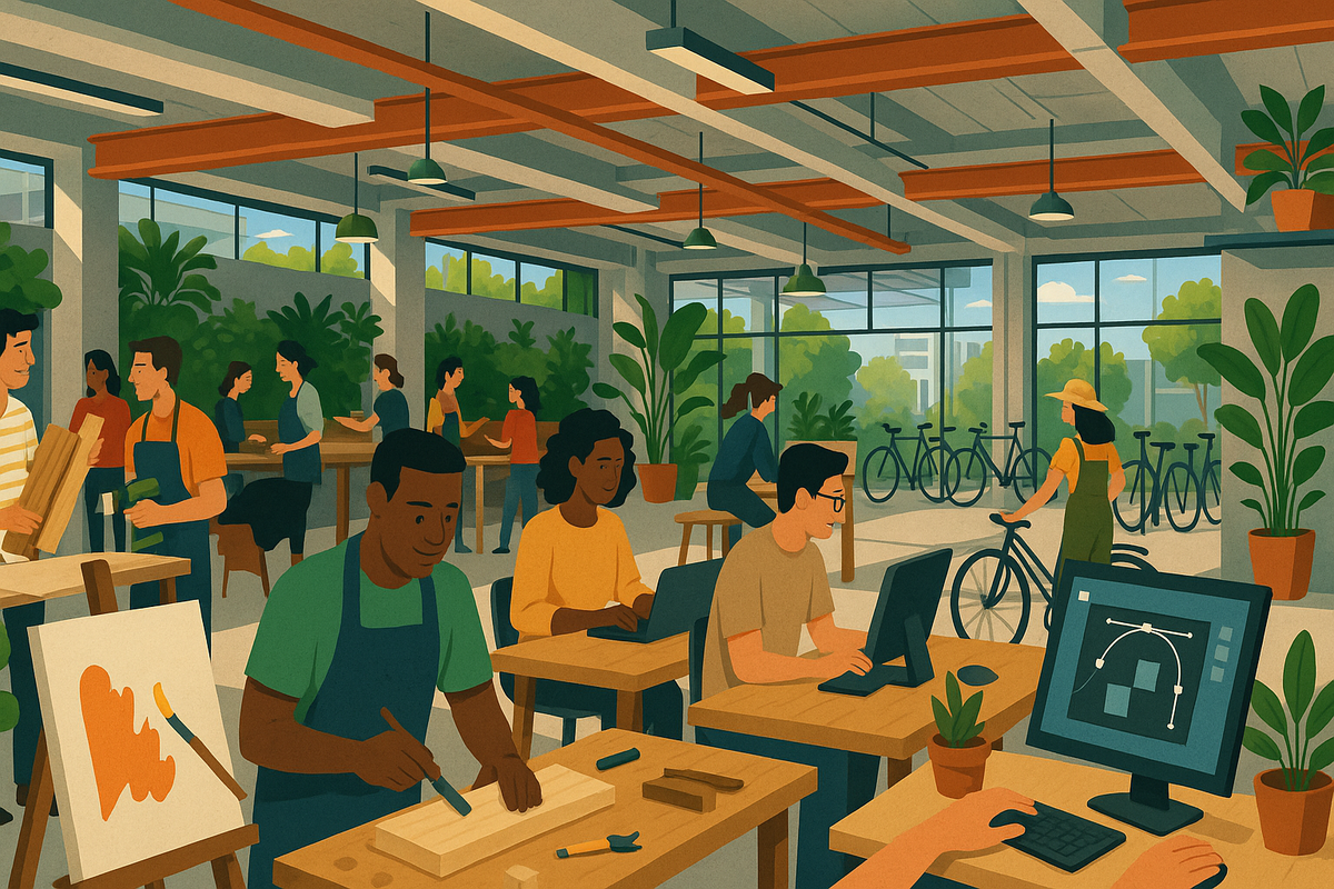 Birmingham's Creative Hub Transforms Unused Spaces