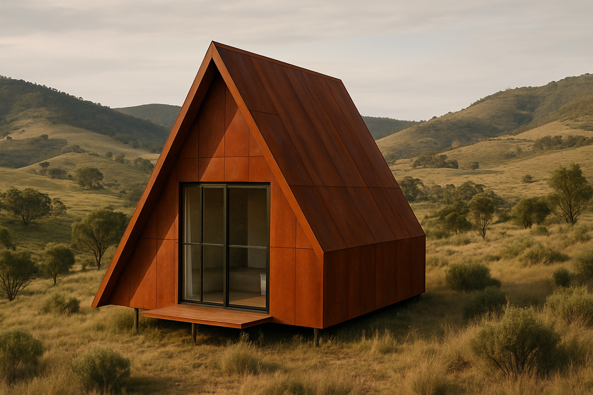 Casey Brown's Corten Cabins Redefine Eco-Tourism Architecture