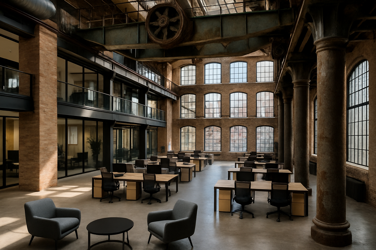 Snøhetta Transforms Dumbo Factory into New York Headquarters