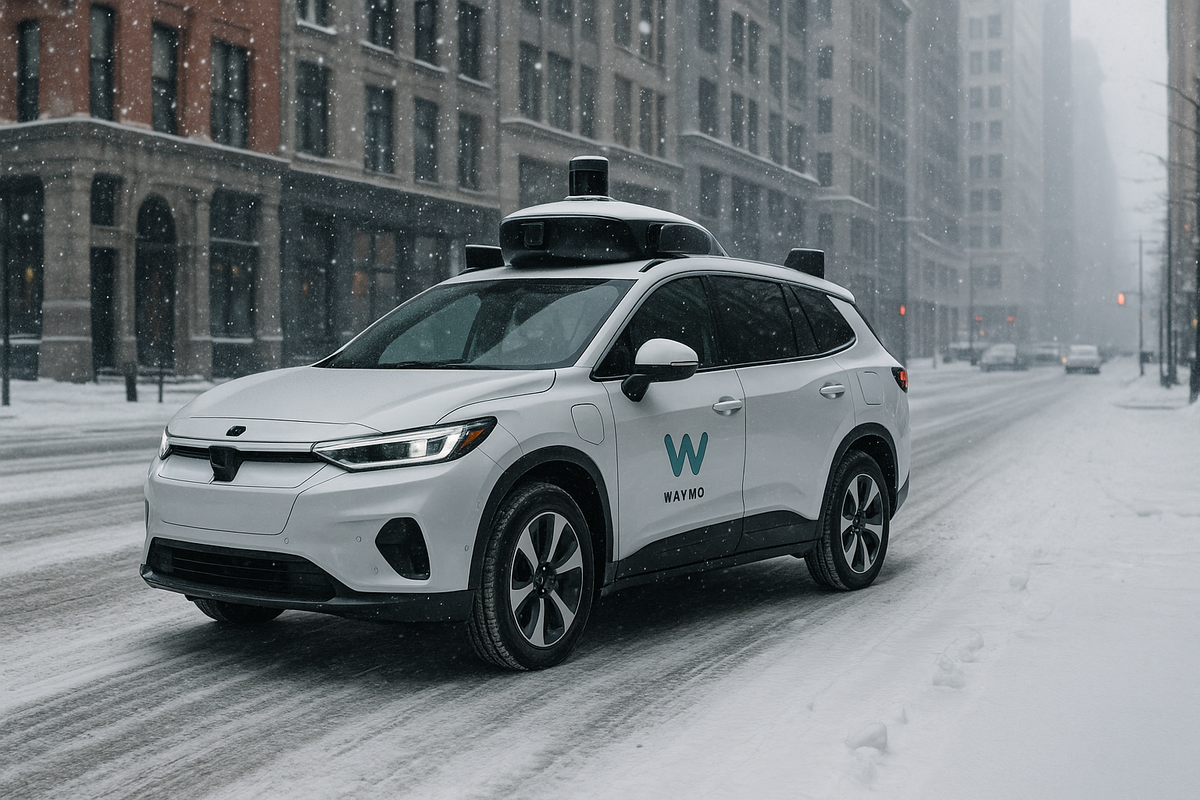 Waymo Debuts New Robotaxis Optimized for Winter Conditions