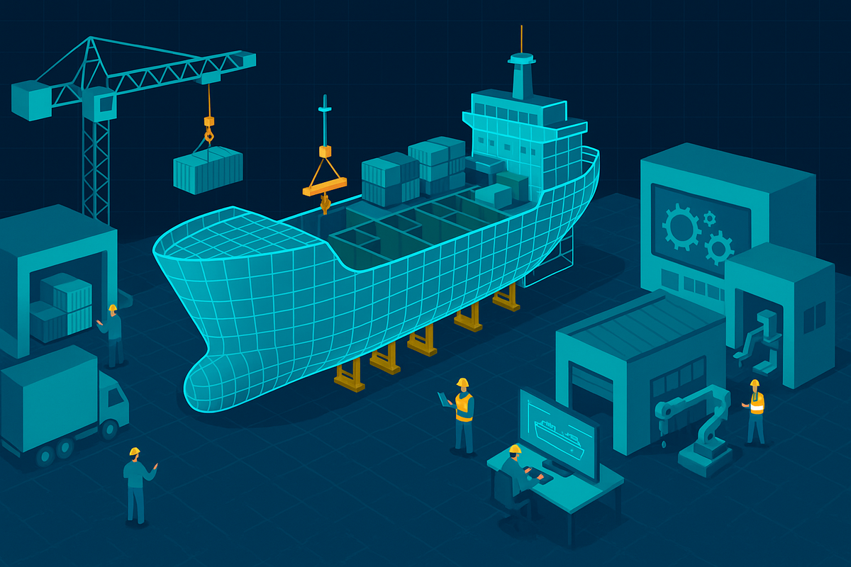 Siemens and HD Hyundai Collaborate on Digital Shipyard Model