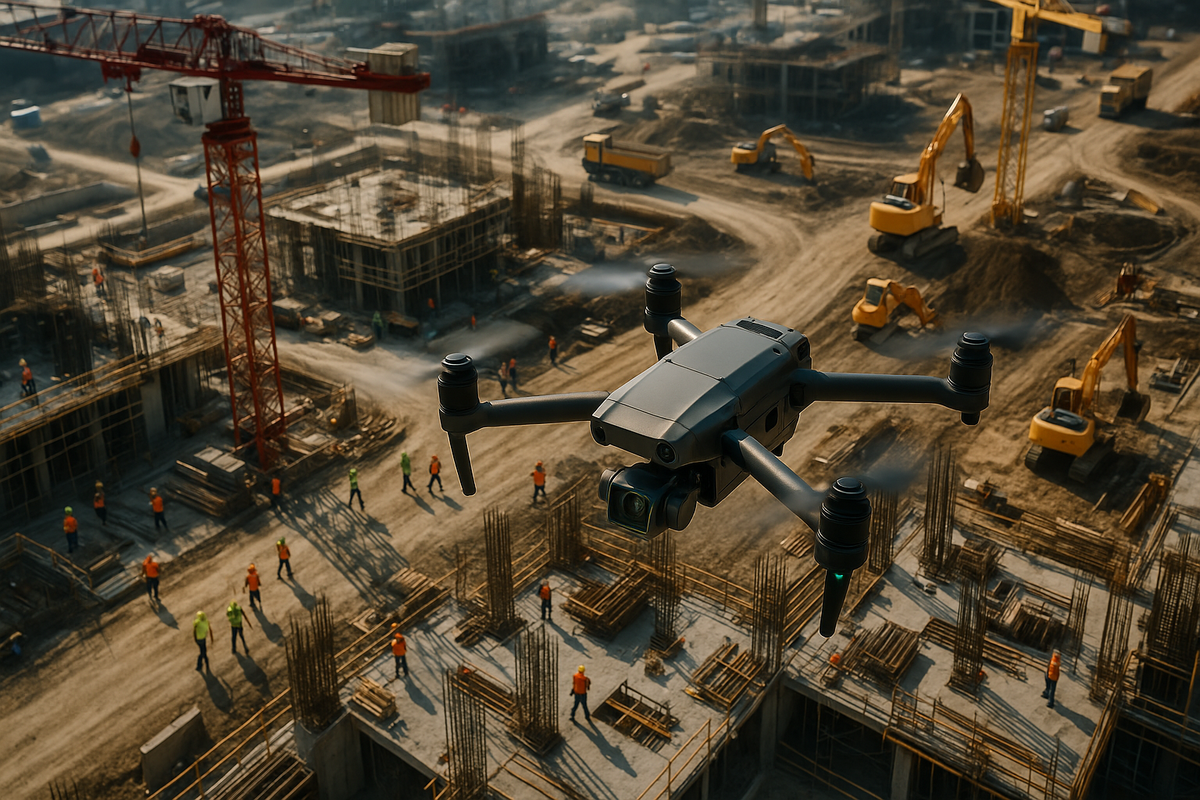 Drone as a Service Transforms Construction Site Management