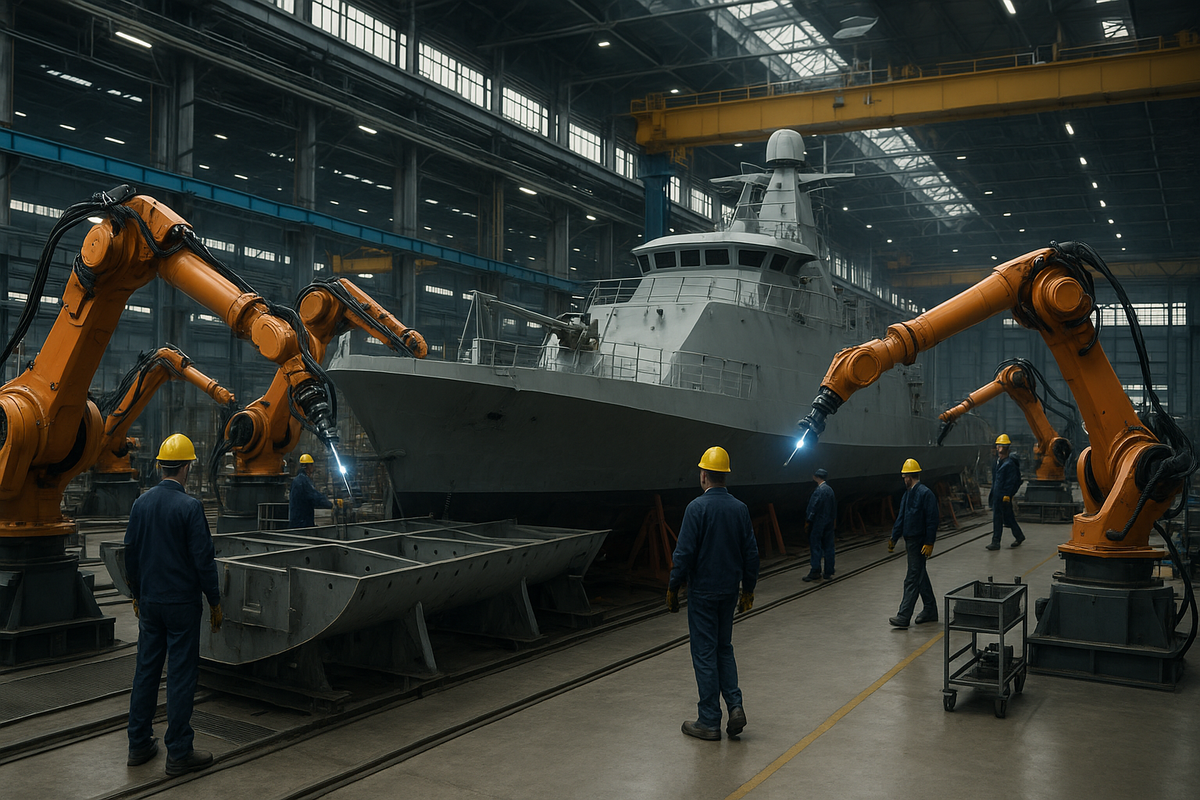 HII Secures $900M Deal to Revolutionize Navy Shipbuilding with Robotics