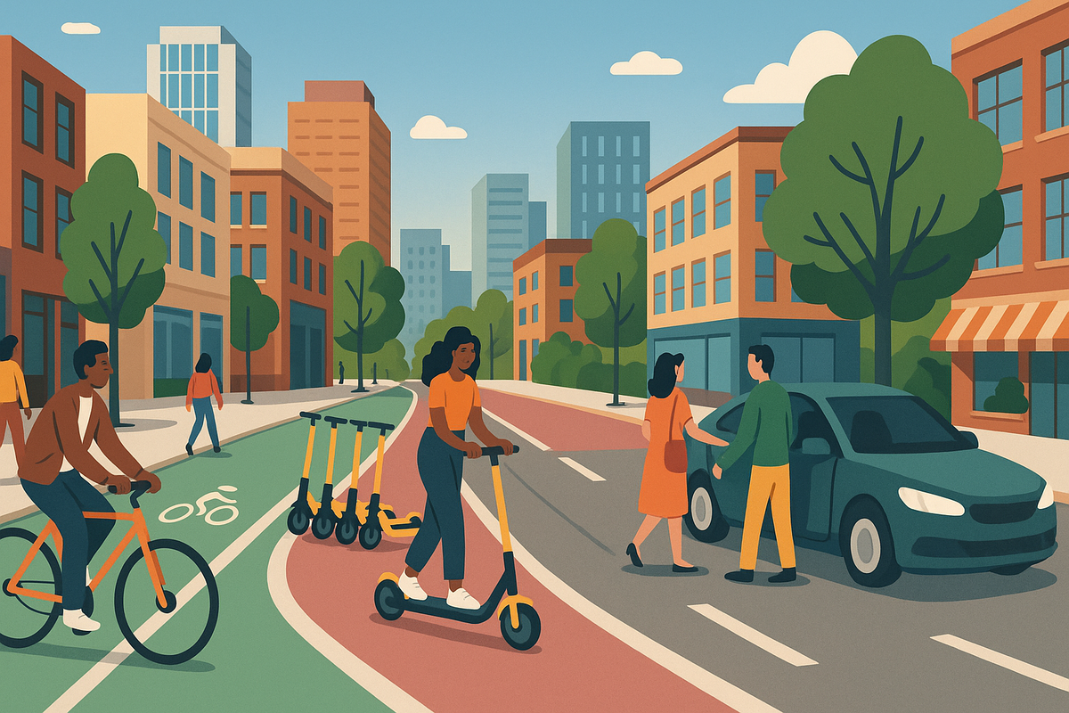 Lyft's Vision for Walkable, Connected Cities Targets Reduced Car Dependence