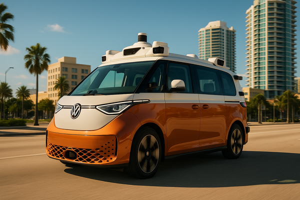 Autonomous VW Buses Launch Microtransit in Florida
