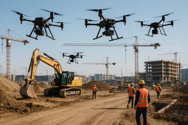 AI and Drones Transform Sustainable Construction and Mining Practices