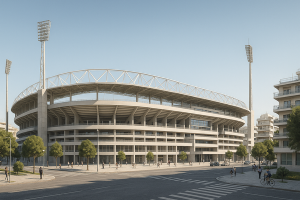 K-Studio and Arup to Expand Athens' Grigoris Lamprakis Stadium